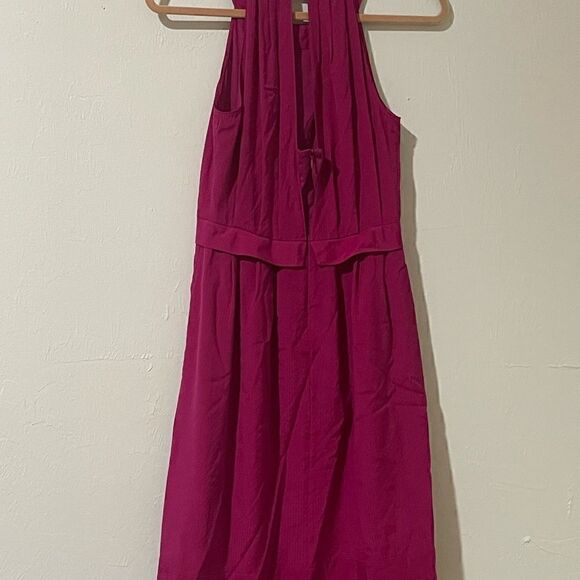 Marc by Marc jacobs midi dress bow front size 2 dark pink - Picture 9 of 10